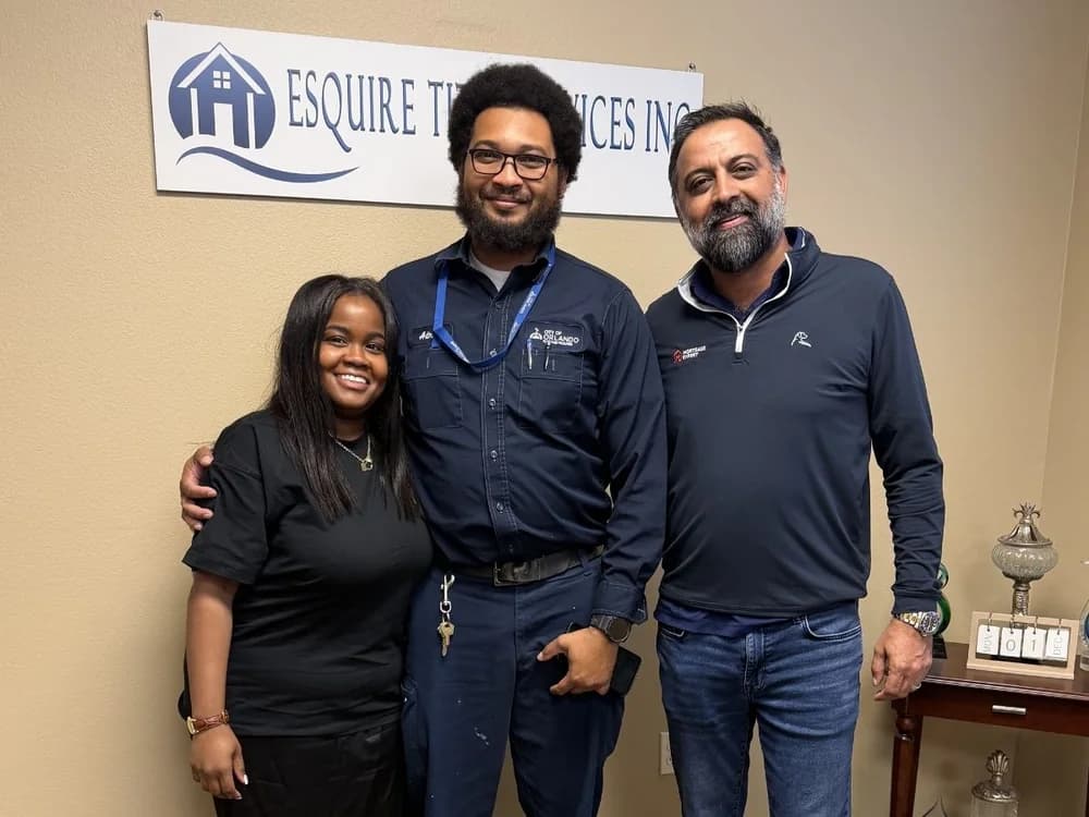 Shahram Sondi with homebuyer clients after closing